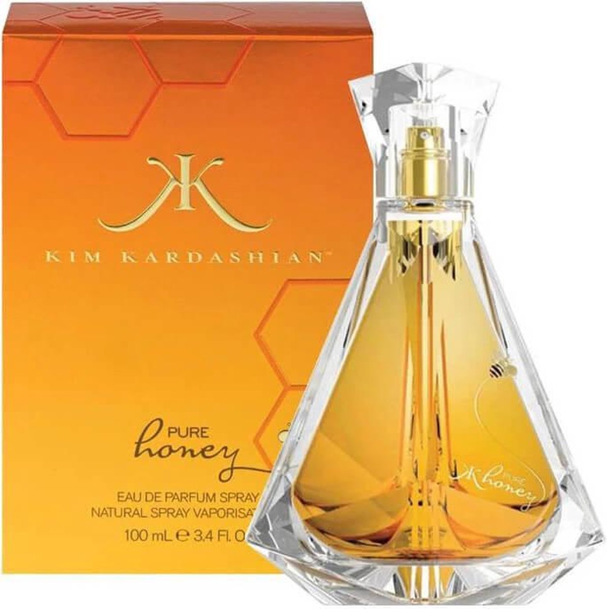 Kim Kardashian Pure Honey by Kim Kardashian 100 ml - Eau De Parfum Spray - Kim Kardashian