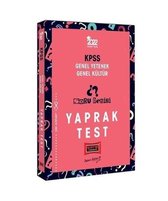 2022 KPSS Genel Yetenek Genel Kültür Soru Denizi Yaprak Test