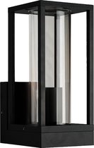Proventa® LongLife Buitenlamp Glasso met glazen ruiten - E27 - IP44 - Zwart