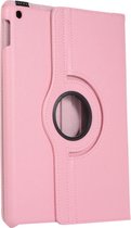 ipad 2018 hoes - ipad 2017 hoes - iPad 2017/2018 (9.7 inch) draaibare hoes - Licht Roze