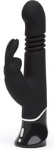 Greedy Girl Thrusting G-Spot Rabbit Vibrator - Black - Whips