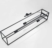 Lindby - vloerlamp - 3lichts - Staal - H: 120 cm - E27 - zwart