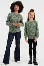 WE Fashion Meisjes sweater met panterdessin