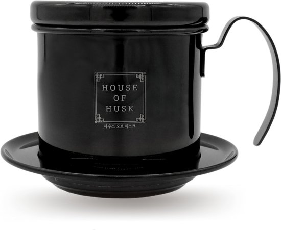 House of Husk® Persoonlijke Koffie/Thee Maker - Zwart - Cafetière - Koffiefilter - Theezeef - Coffeemaker - Filter Koffie - Pour over - Theefilter - Slow Coffee - - 300 ml