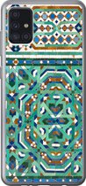 Geschikt voor Samsung Galaxy A52 5G hoesje - Een traditionele Marokkaanse mozaïekdecoratie - Siliconen Telefoonhoesje