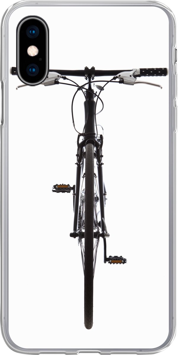 Geest Overtreden afstuderen iPhone X hoesje - Een vooraanzicht van een mountainbike fiets - Siliconen  Telefoonhoesje | bol.com