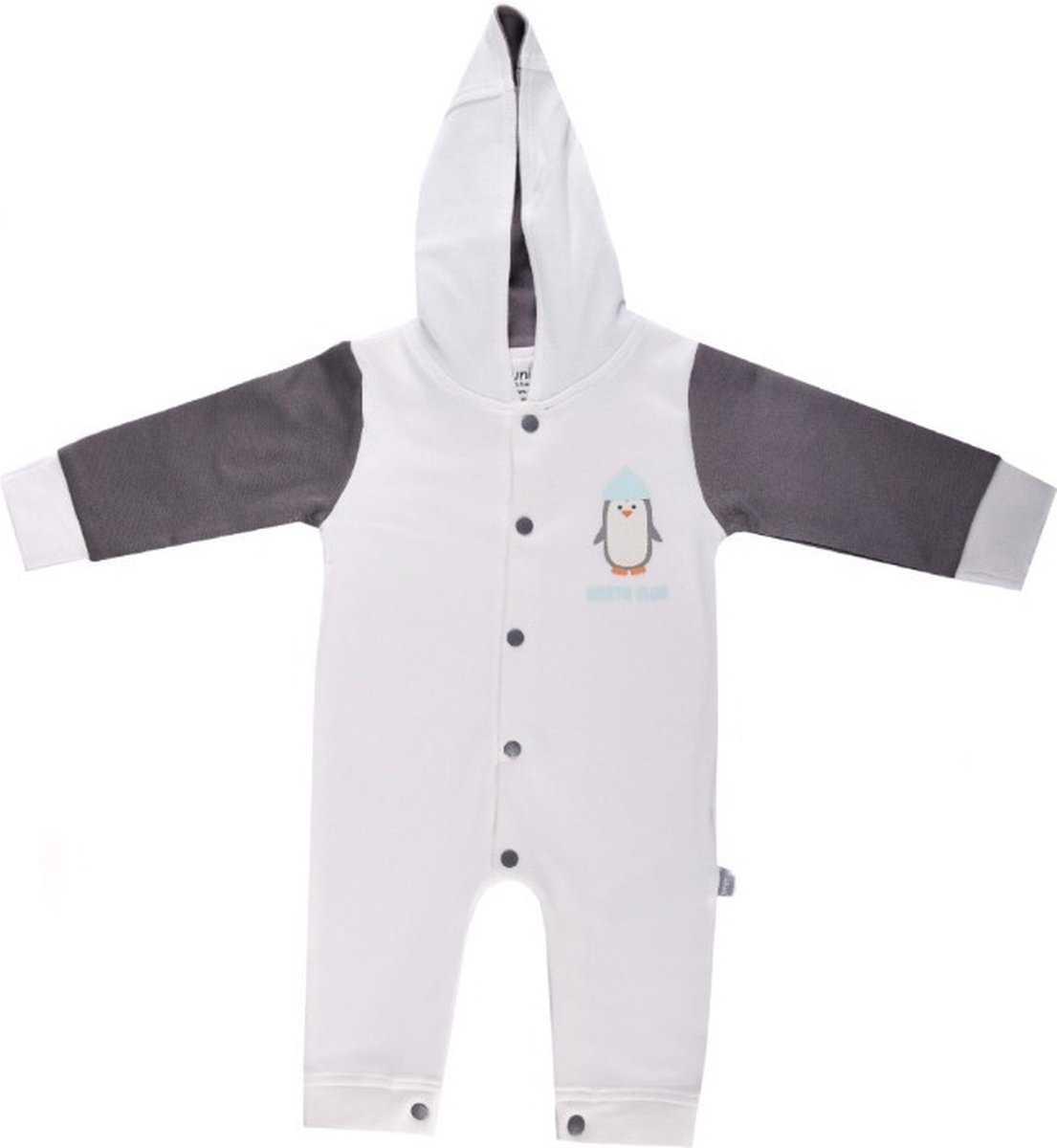 Junior - Romper - Pinguin - Egyptisch katoen - 9-12 maanden