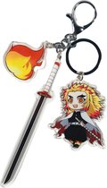 Demon Slayer Sleutelhanger - Kyojuro Sleutelhanger - Demon Slayer - Cosplay - Anime - Manga - Demon Slayer Anime - Demon Slayer Manga