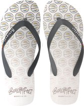 BeachyFeet slippers - Logo AOP Blanco (maat 45/46)