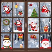 Mydeco - Raamstickers Kerst - Herbruikbaar - Statisch - Raamfolie - Winter - Kerstmis en Sinterklaas - Sterren en Sneeuwvlokken - Raamdecoratie Kerst - Kerst Versiering - Feestdage