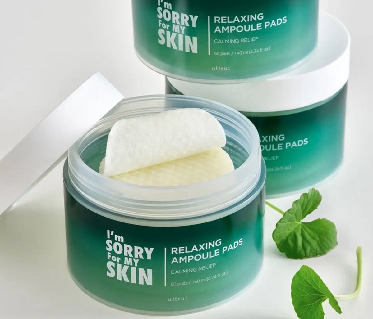 I'm SORRY For MY SKIN | Relaxing Ampoule Pads | 50 pads