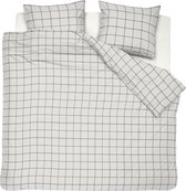 Premium Luxe Flanel Lits-jumeaux Dekbedovertrek Matthijs Creme | 240x200/220 | Warm En Hoogwaardig | Ideaal Tegen De Kou | Inclusief 2 Kussenslopen