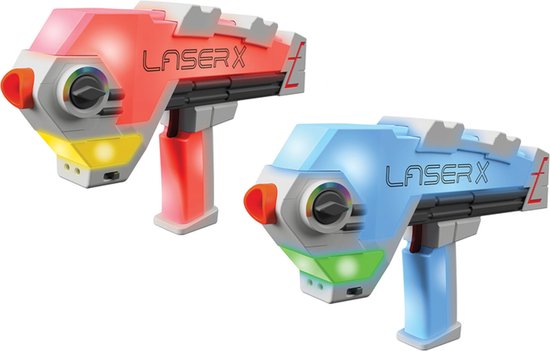 Laser X - Laser X Evolution B2 2 x Blaster Gaming Infrarouge Double Set Laser  Tag Playset | bol.com
