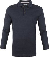 Giordano Long Sleeve Polo Luke Signature Donkerblauw - maat M