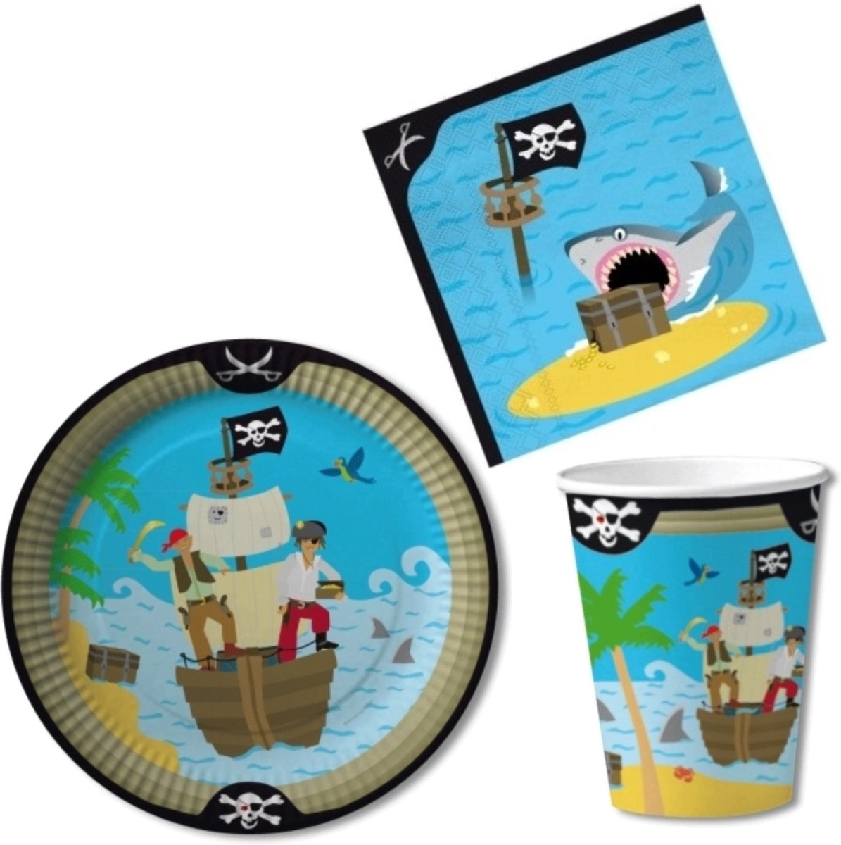 Kit Anniversaire Pirate 8 Enfants