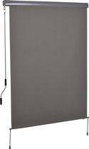 Nancy's East Point Verticale Luifel Aluminium met Hand Crank - Lichtgrijs - Aluminium, Polyester - cm x 55,11 cm x 98,42 cm