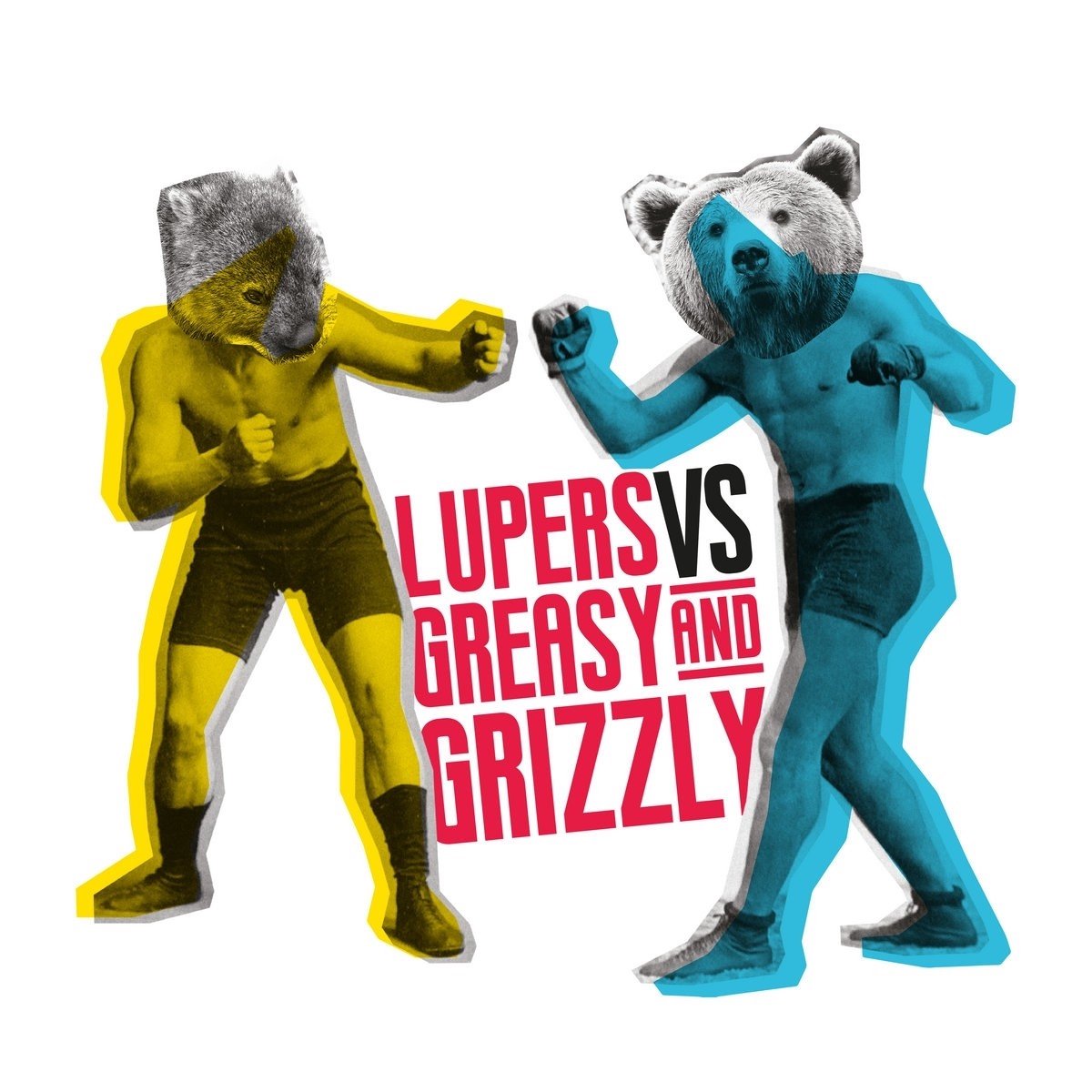 Lupers Vs Greasy & Grizzly - Lupers Vs Greasy & Grizzly (LP)
