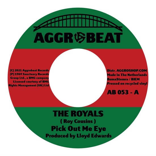 The Royals - Pick Out Me Eye (7" Vinyl Single)