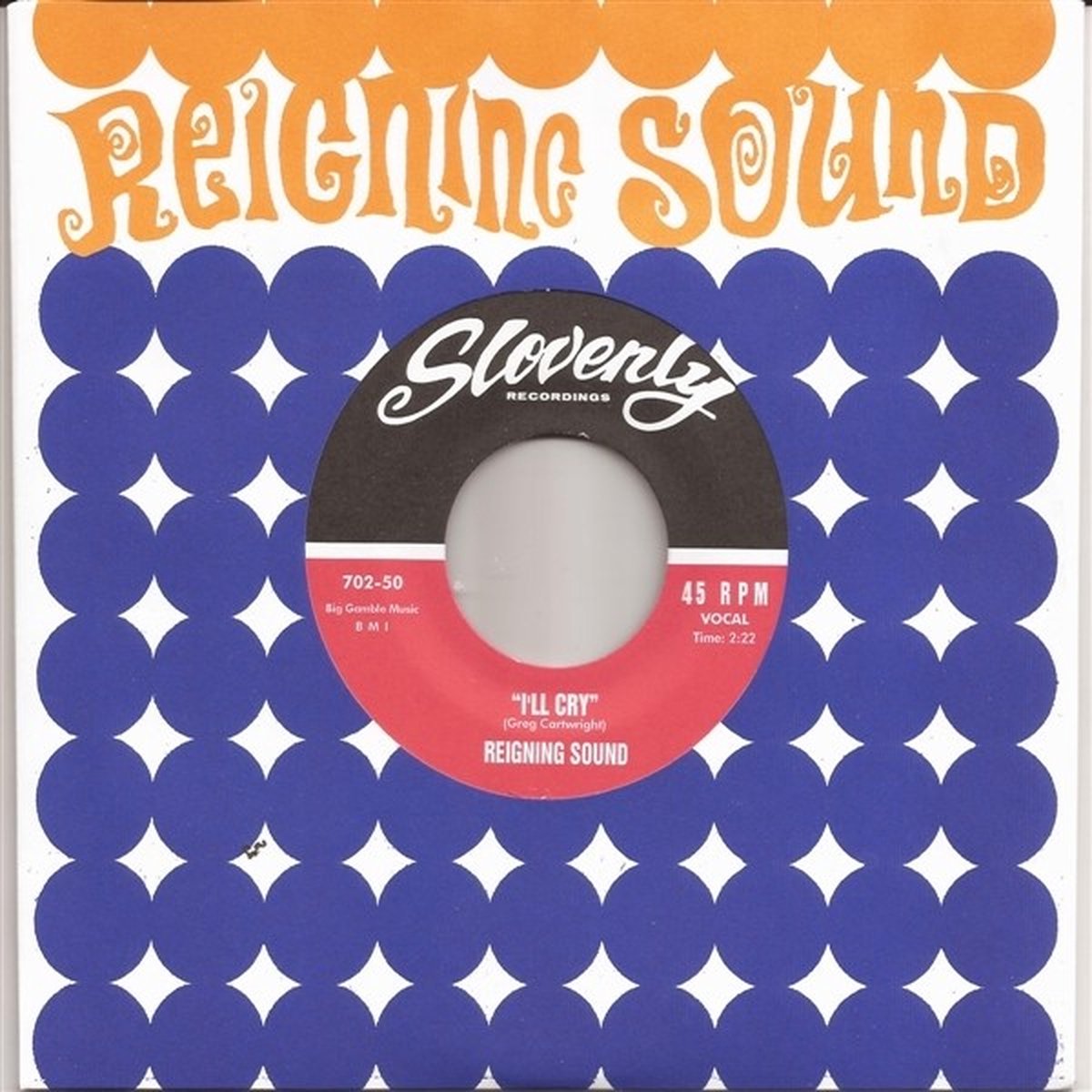 Reigning Sound - I'll Cry/Your Love (7" Single)