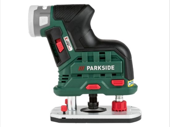 PARKSIDE® Accu-bovenfrees 12V zonder accu en lader - Geschikt voor gangbare frezen met een schacht van 6 of 8 mm Voor de veelzijdige en nauwkeurige bewerking van hout