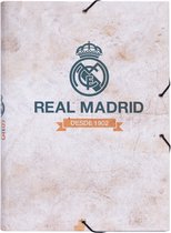 Real Madrid Cf Elasto-/foldermap Vintage Collection A4 Crème