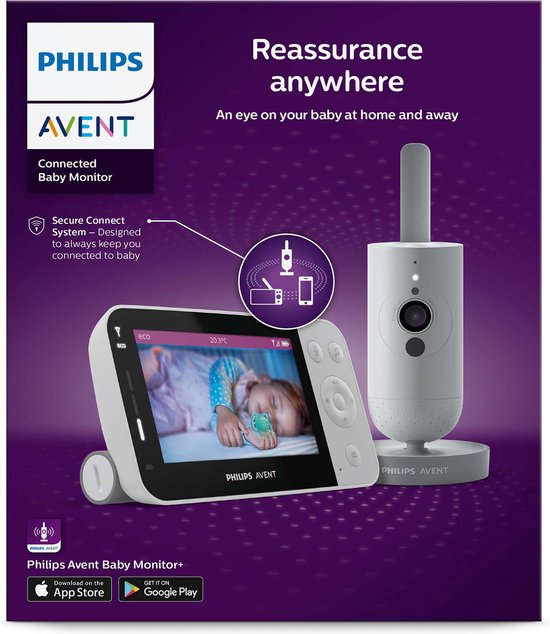Philips Avent Connected SCD923/26 Beeldbabyfoon - Babyfoon met camera en  app | bol.com