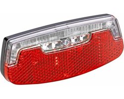 Ikzilight Achterlicht met 2xLED en batterij - Reflector - Standlicht - Zichtbaar tot 1000 meter