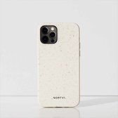 NORTVI iPhone 13 Pro Max hoesje | Crème Wit | Sterk, Duurzaam & Fashionable