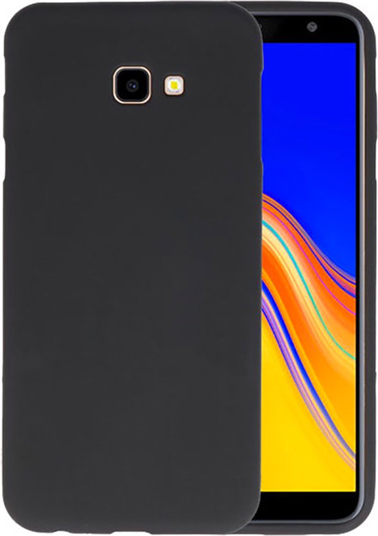 merknaam Pelgrim geleider Samsung J4 Plus 2018 Hoesje - Samsung Galaxy J4 Plus 2018 hoesje zwart  siliconen case... | bol.com