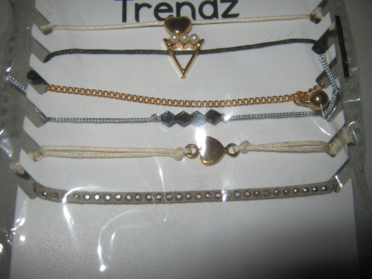 Scheiden Fervent stel je voor Trendz 6 stuks assorti armbandjes | bol.com