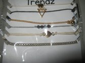 Trendz 6 stuks assorti armbandjes
