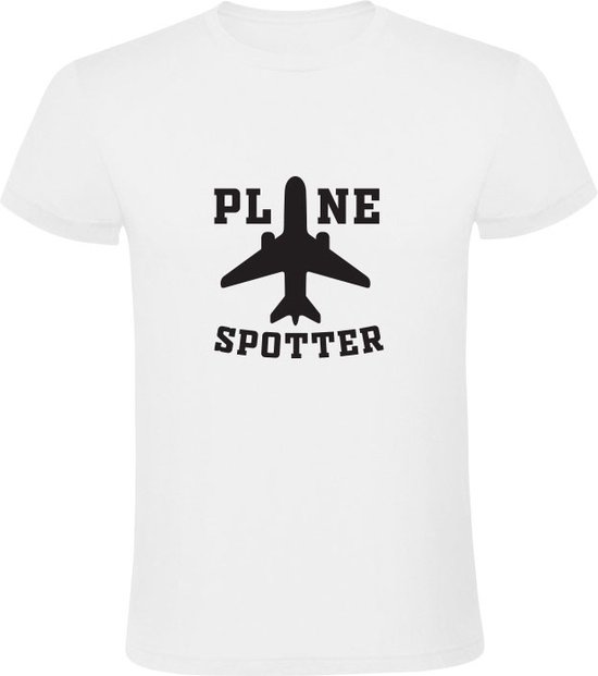 Observateur d' Spotter | T-shirt homme | Blanc | Repérage d'avion