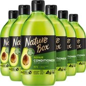 Nature Box Avocado Conditioner 6x 385 ml - Grootverpakking