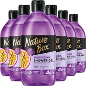 Nature Box Passion Fruit Shower Gel 6x 385 ml - Voordeelverpakking
