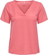 ONLY t-shirt onlava ss v-neck  ROSE XS