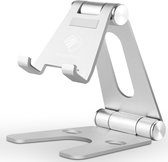 iMoshion Telefoonhouder Bureau - Tablet Houder - iPad Houder - Telefoon Statief Smartphone - Aluminium - Zilver