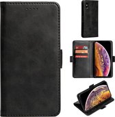 Motorola Moto Edge 20 Pro Hoesje - Bookcase - Pu Leder Wallet Book Case Zwart Cover