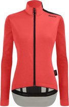 Santini Fietsjack Winter Dames Roze Zwart - Vega Multi Winter Jacket For Woman Granatina - XS
