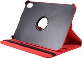 Arara Hoes Geschikt voor iPad 20212020/2019 - 10.2 inch - 9e/8e/7e generatie hoes - draaibaar - bookcase - Rood