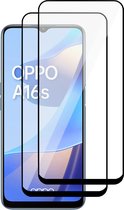 Oppo A16 / A16s Screenprotector - Glas Full Screen Protector - 2 Stuks