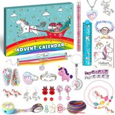 Unicorn Adventskalender 2021 - Kerstkalender Kinderen - Luxe Aftelkalender - Eenhoorn Cadeautjes - Meisjes - 24 Dagen & Geschenken