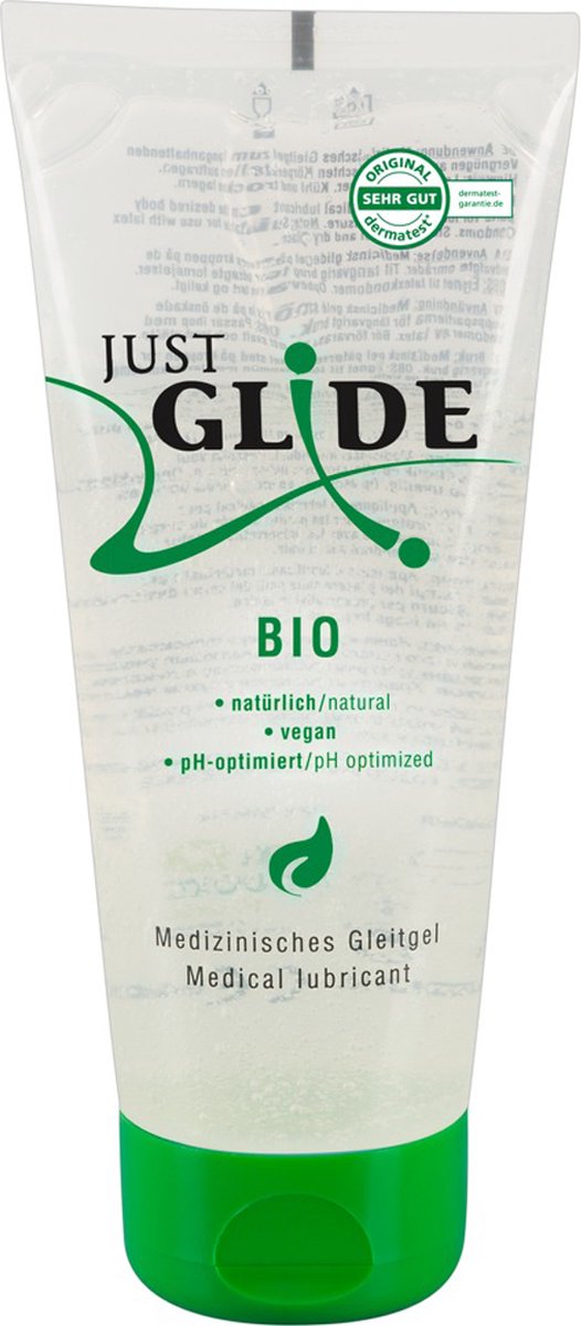 Goedkoopste Just Glide Bio Waterbasis Glijmiddel - 200 Ml