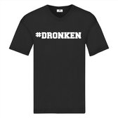 Nieuwjaar shirt voor heren #dronken-Oud en Nieuw T-shirt-Maat Xl