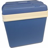 JEMIDI Cooler Box 24 Liter Geïsoleerde Koelbox Groot in Blauw/Wit Koeltas Koelboxen - Blauw/Wit