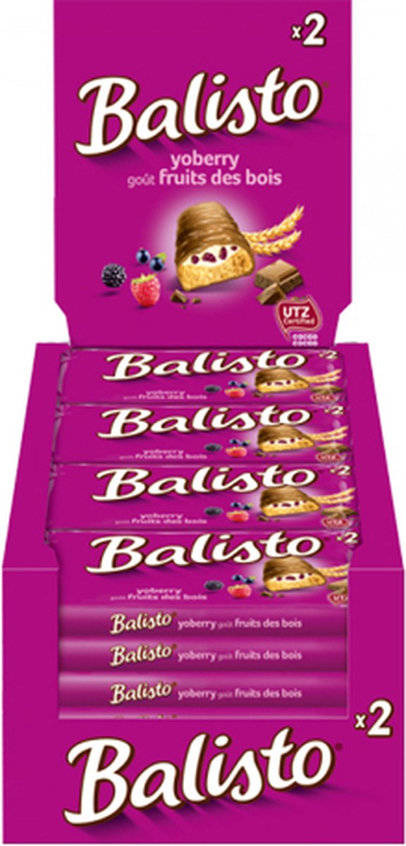 Balisto Cereal Mix Tablette de chocolat - 20 x 2 pièces