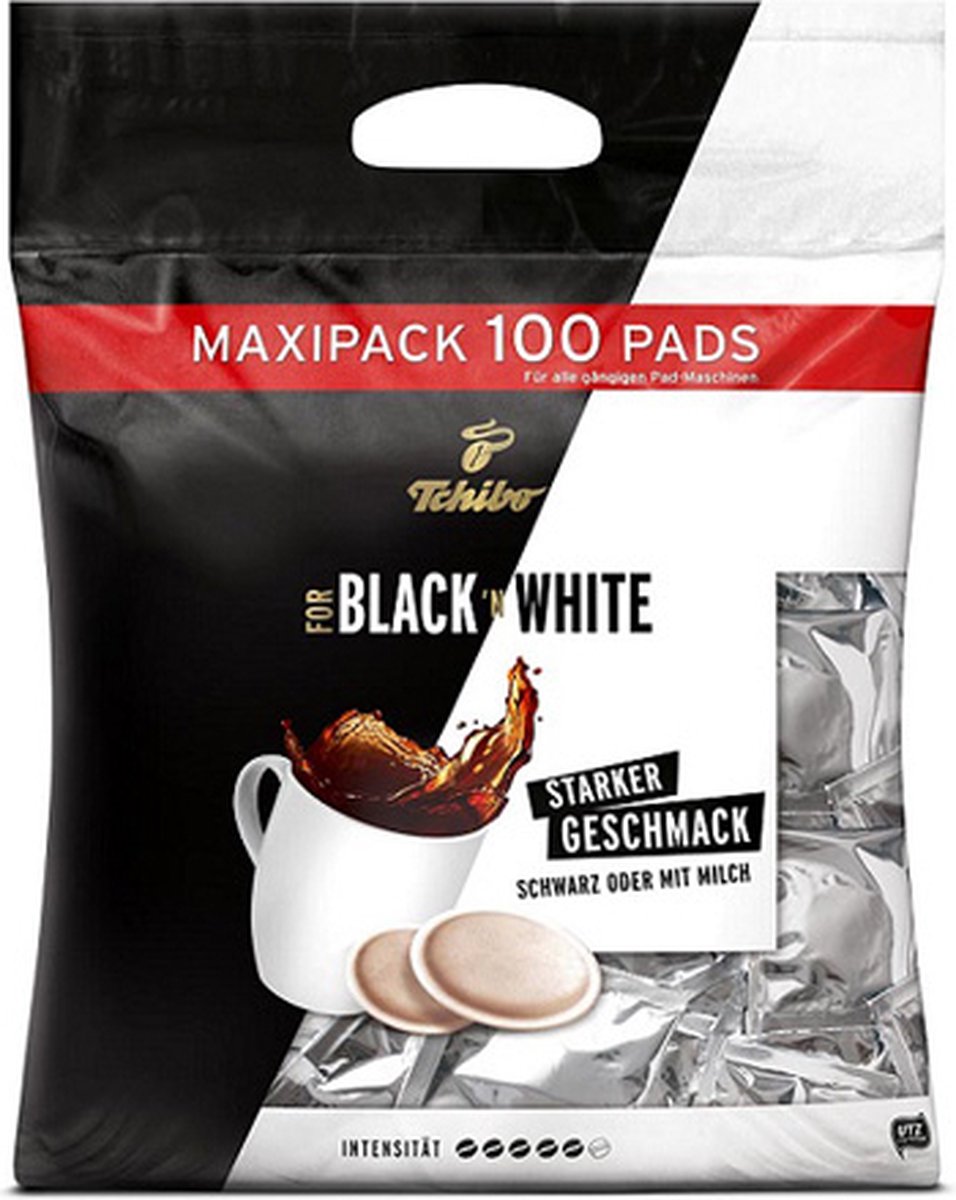 Goedkoopste Tchibo - Black 'n White - 8x 100 pads