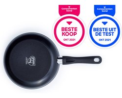 GreenChef Diamond koekenpan 28cm - zwart - inductie - PFAS-vrij