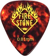 Fire & Stone Celluloid plectrum 6-pack 0.81 mm