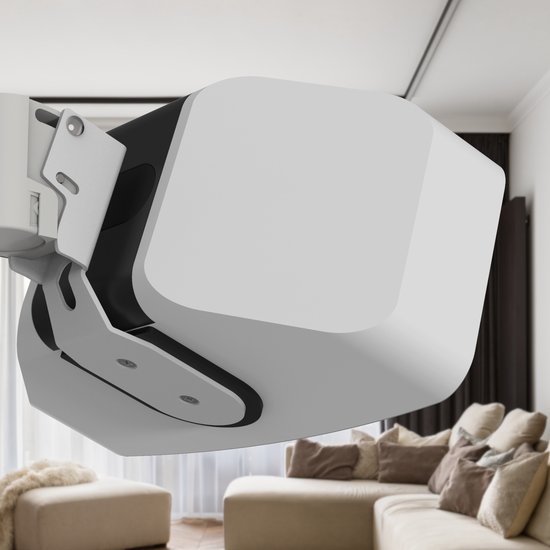 Cavus CMBPMW Muurbeugel voor Bluesound Pulse Mini 2i - Draaibaar & Kantelbaar - Wit van Cavus — afbeelding 4