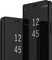 Spiegel Cover - Hoesje - Clear View Case Geschikt voor: Samsung Galaxy S21 - Zwart
